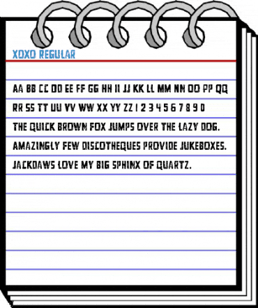 Xoxo Regular Font