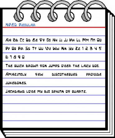 XPED Regular Font