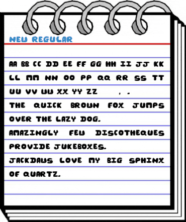 New Regular Font
