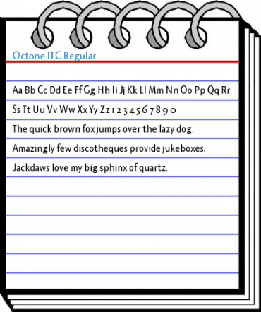 Octone ITC Regular Font