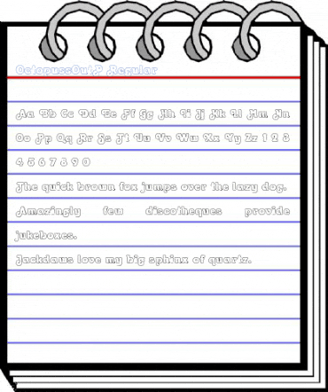 OctopussOutP Regular Font