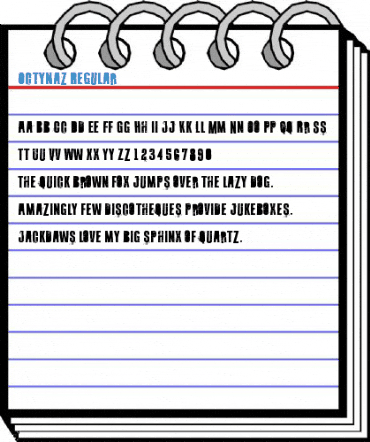 Octynaz Regular Font