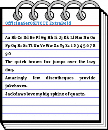 OfficinaSerOSITCTT Font