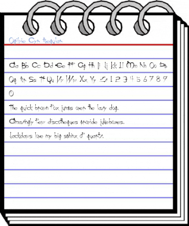 Ogilvie Cyr Regular Font