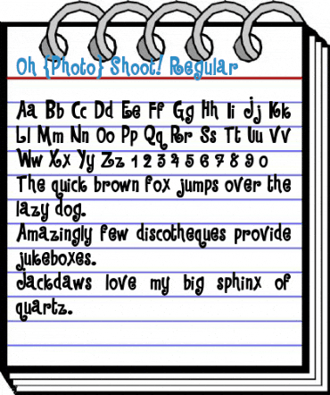Oh {Photo} Shoot! Regular Font