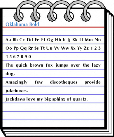 Oklahoma Bold Font