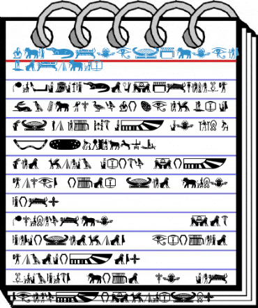 OldEgyptGlyphs Font