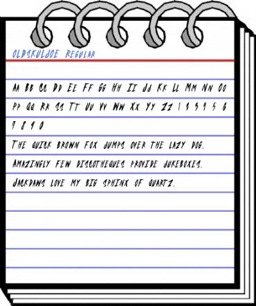 OLDSKULJOE Regular Font