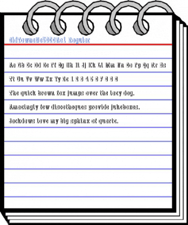 OldTowneNo536DRe1 Regular Font