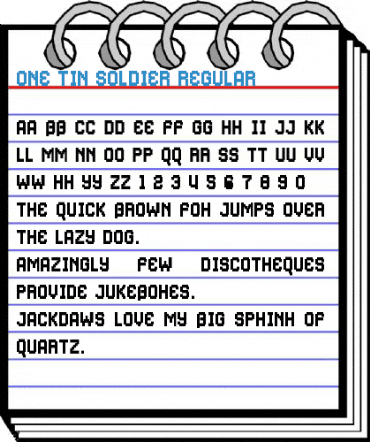 One Tin Soldier Regular Font
