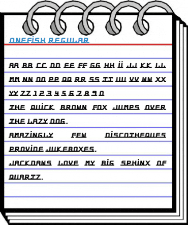 OneFish Regular Font