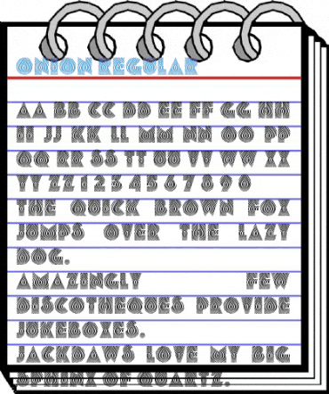 Onion Regular Font