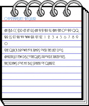 OPTIPashey Regular Font