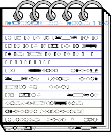 Ornamental Frames I Regular Font