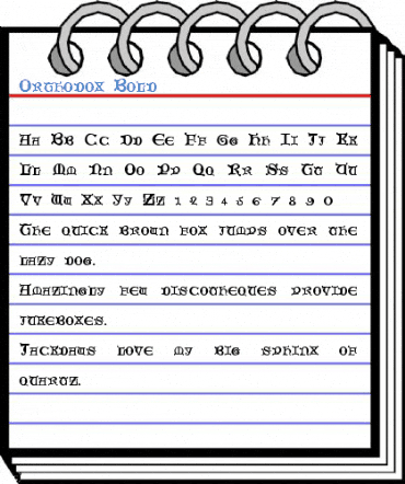 Orthodox Bold Font