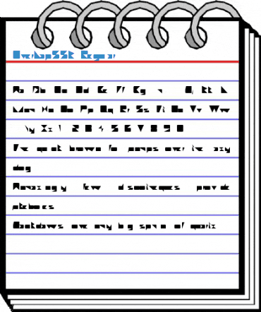 OverLapSSK Regular Font