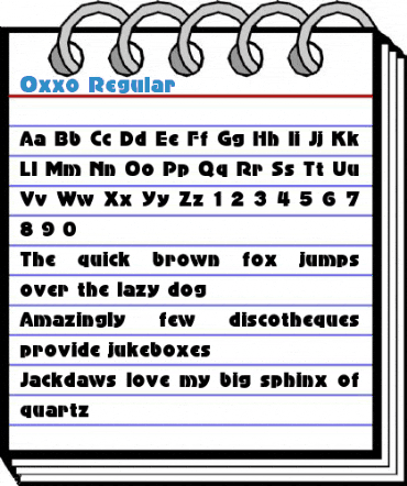 Oxxo Regular Font