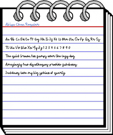 Abiyu Chan Regular Font