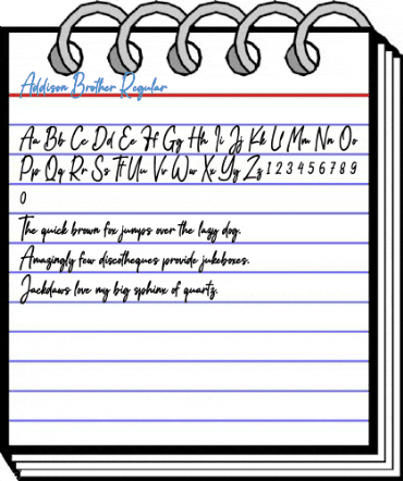 Addison Brother Regular Font
