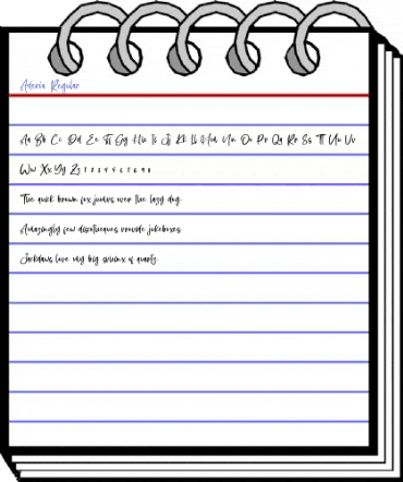Aderia Regular Font
