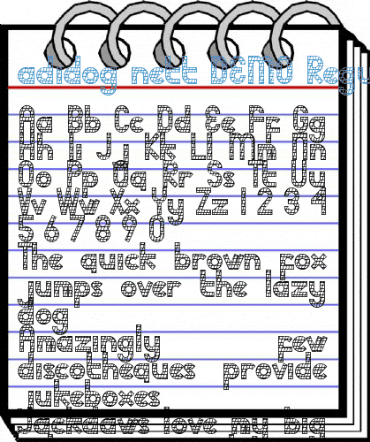 adidog nett DEMO Regular Font