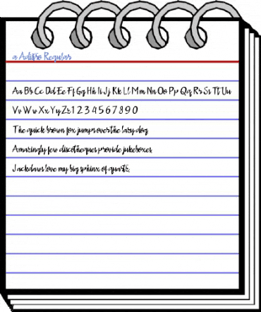 a Adistro Regular Font