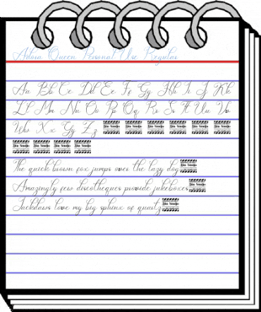 Adora Queen Personal Use Regular Font