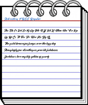 Advectionz FREE Regular Font