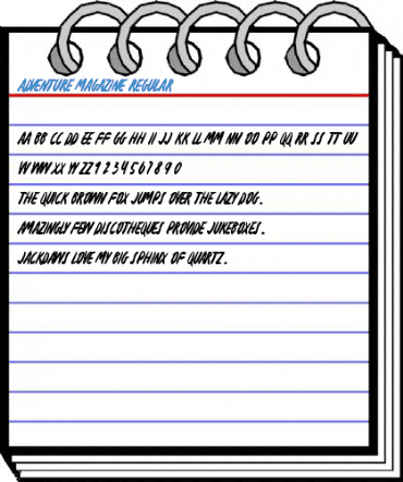 Adventure Magazine Regular Font