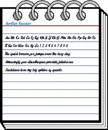 Aerillyo Regular Font
