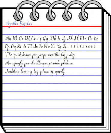 Agatha Regular Font