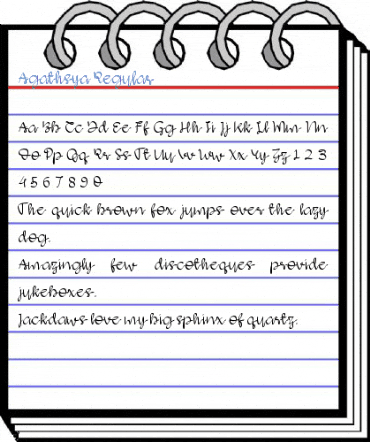 Agathsya Regular Font
