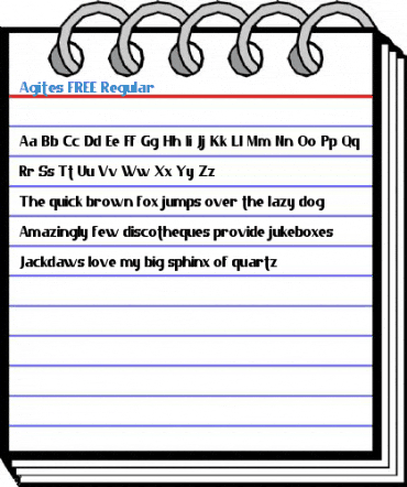 Agites FREE Regular Font
