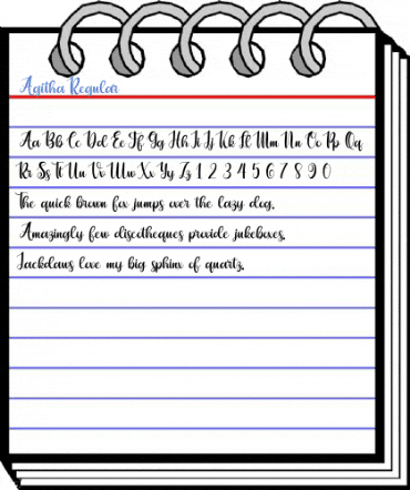 Agitha Regular Font