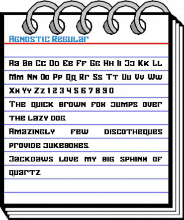Agnostic Regular Font