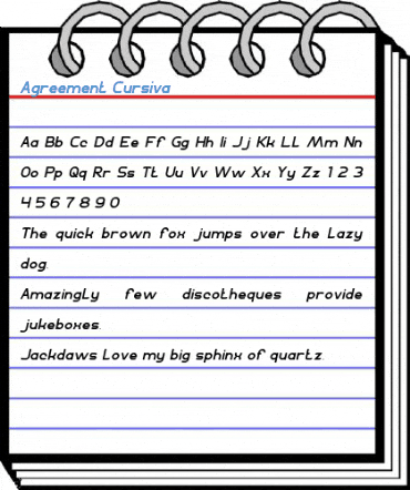 Agreement Cursiva Font
