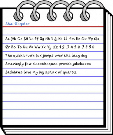 Ahai Regular Font
