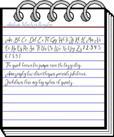 Aisbum Slashey Regular Font