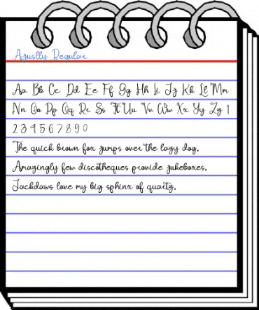 Ajuslly Regular Font