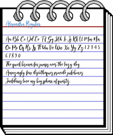 Alesandra Regular Font