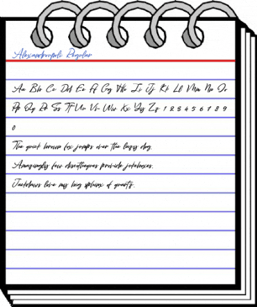 Alexandroupoli Regular Font