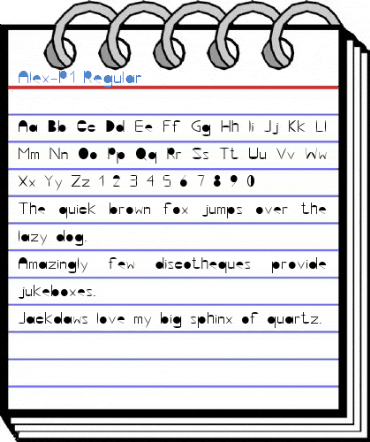 Alex-P1 Regular Font