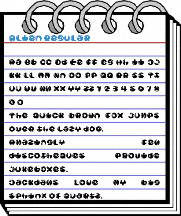 Alien Regular Font