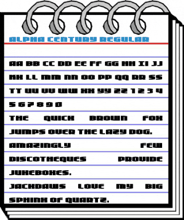 Alpha Century Regular Font