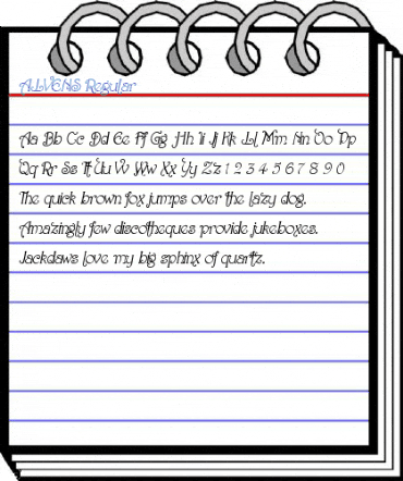 ALVENS Regular Font