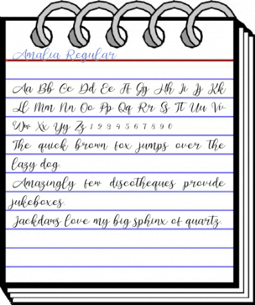 Amalia Regular Font