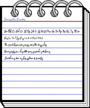 Amayrates Regular Font