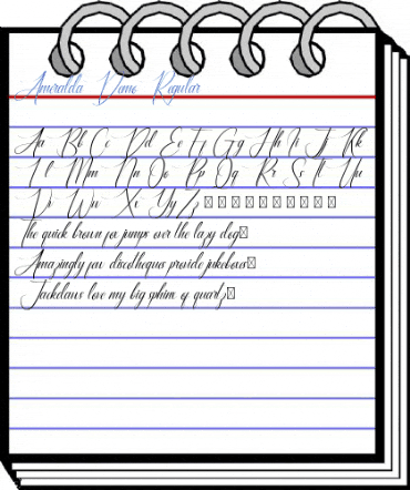 Ameralda Demo Regular Font
