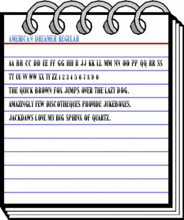 American Dreamer Regular Font
