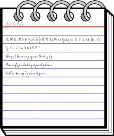 Amettha Regular Font